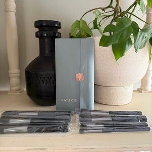 LaRuce 8-Piece Makeup Brush Set in Midnight